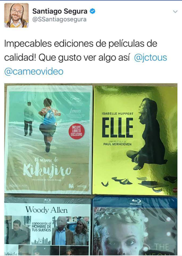 Mensaje de Santiago Segura