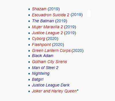 Llega la  Liga de la Justicia y Aquaman... ¿y despúes? ¿Qué te gustaría ver?