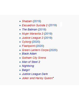 Llega la  Liga de la Justicia y Aquaman... ¿y despúes? ¿Qué te gustaría ver?