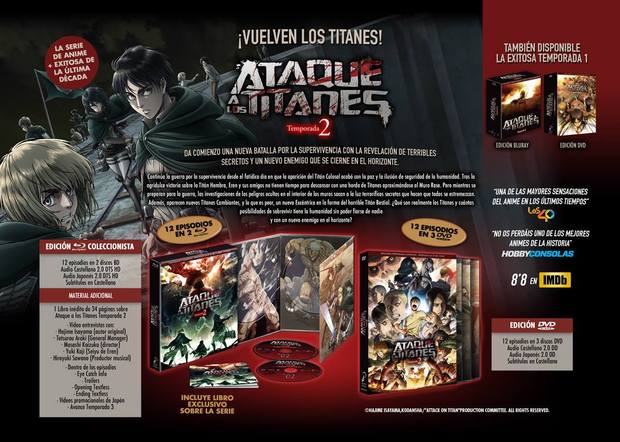 25 de abril. 2ª temporada ataque a los Titanes