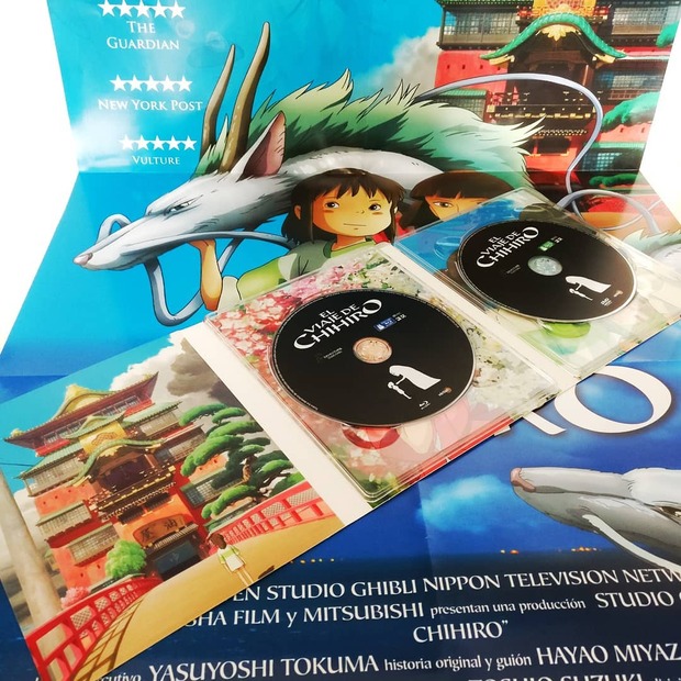 Fotografías de la edición muy coleccionista de El Viaje de Chihiro en blu-ray