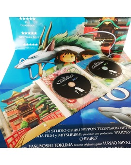 Fotografías de la edición muy coleccionista de El Viaje de Chihiro en blu-ray