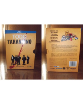 Pack TODO Tarantino (1/4): Carátula delantera y Trasera