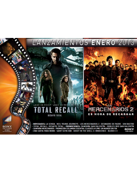 Catálogo de lanzamientos Enero 2013 de Sony Pictures Home Entertainment