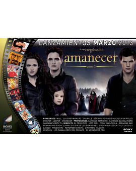 Catálogo de lanzamientos Marzo 2013 de Sony Pictures Home Entertaiment
