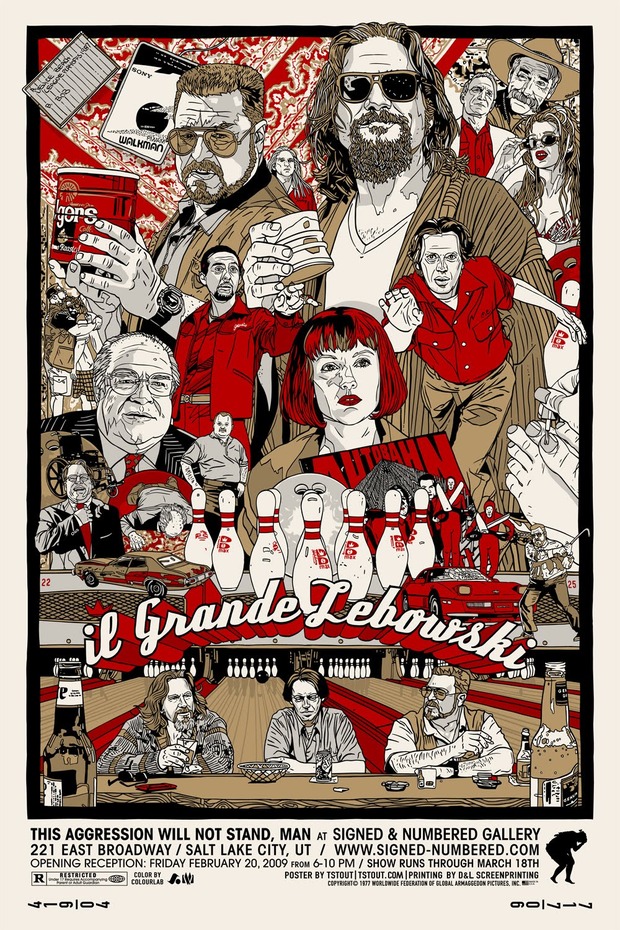 El Gran lebowski por Tyler Stout