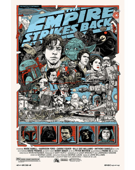 Star Wars V por Tyler Stout