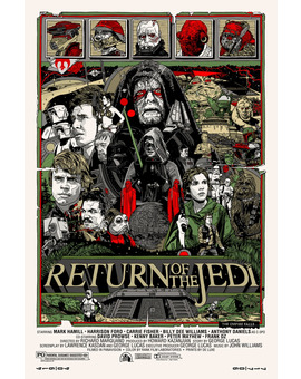 Star Wars VI por Tyler Stout