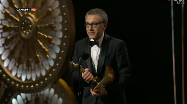 Christoph Waltz se lleva el Oscar al mejor actor de reparto 