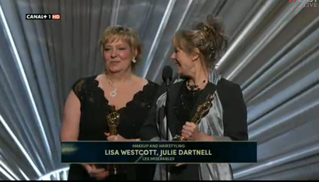 Mejor maquillaje y peluqueria para  Lisa Westcott and Julie Dartnell por Los miserables