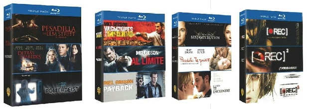 pack's triples para el 10 de septiembre de Warner 