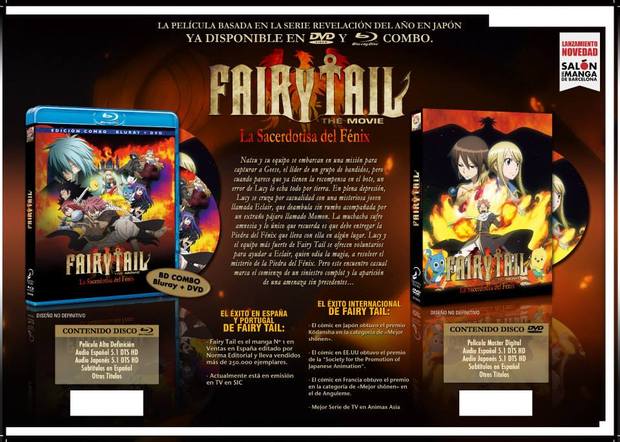 Fairy Tail: La Sacerdotisa del Fénix Edición Combo (BD + DVD)