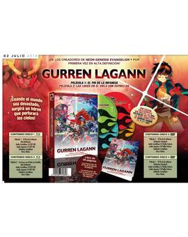 Las películas de Gurren Lagann en blu-ray
