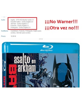 Audios de Batman: Asalto en Arkham