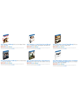 Nuevos pack´s Warner