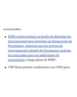 WB y Paramount (Fusión)