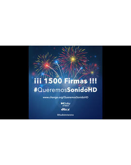 1.500 firmas para mejorar el sonido.