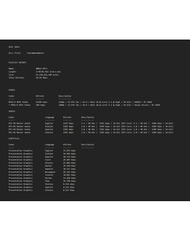 BDinfo Los diez mandamientos (España)