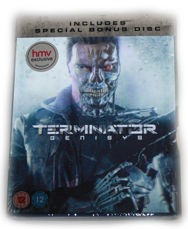 Terminator Genesis HMV exclusive disc slipcover 2