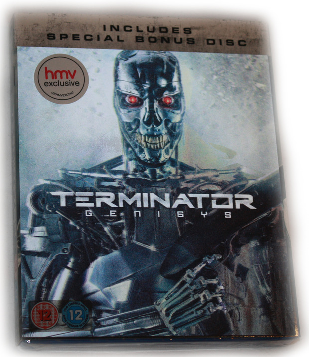 Terminator Genesis HMV exclusive disc slipcover 3