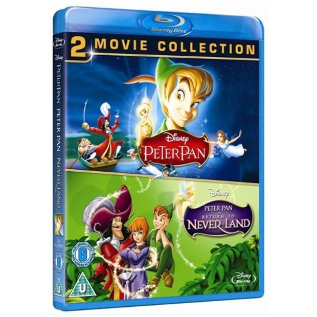 Pack peter pan + regreso al pais de nunca jamás