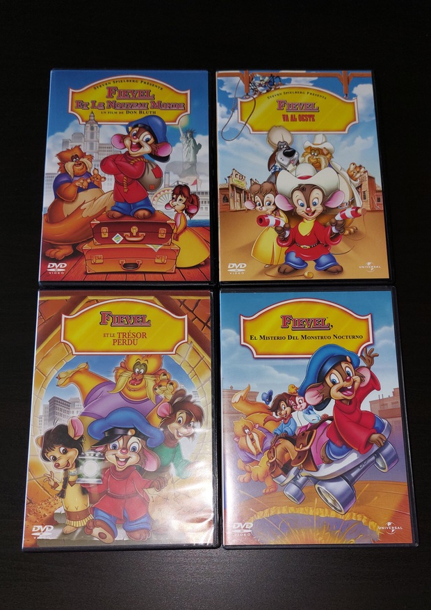 Colección Fievel en DVD completada 