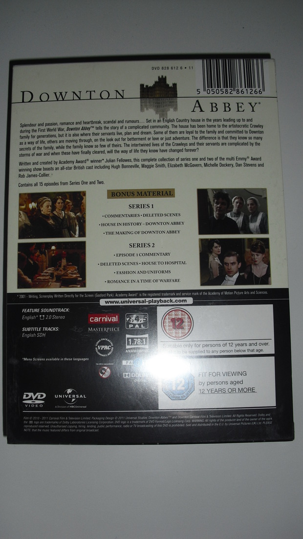 Downton abbey series one and two