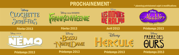 Calendario primavera BD disney francia