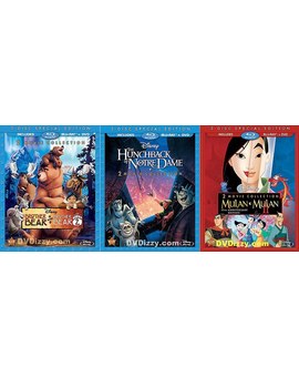 Disney Mulan, Hermano oso y el jorobado blu-ray 2013