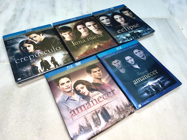 Colección Saga Crepúsculo 2/4 Steelbooks Blu-ray