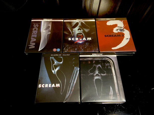 Scream Colección Actualizada (a falta de la cuarta entrega)