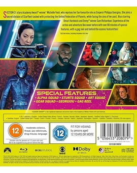 Idiomas star Trek sección 31 blu-ray en Amazon uk 