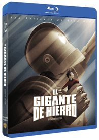 Carátula española de EL GIGANTE DE HIERRO segun MD