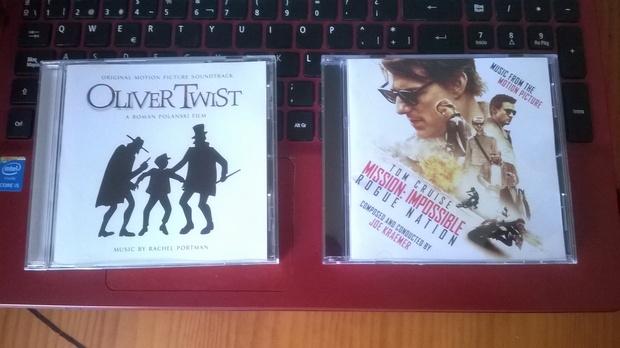 Mis ultimas compras musicales cinéfilas. 