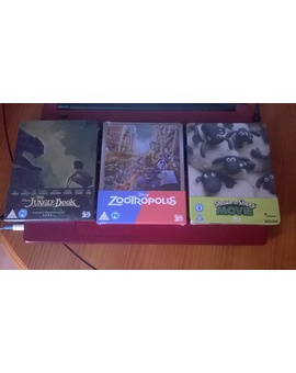 En la ciudad de Zootropolis encontré el Libro de la Selva escrito por la Oveja Shaun en forma de latas