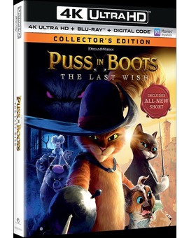 El Gato Con Botas: El Último Deseo. 4K UHD en USA el 28/02