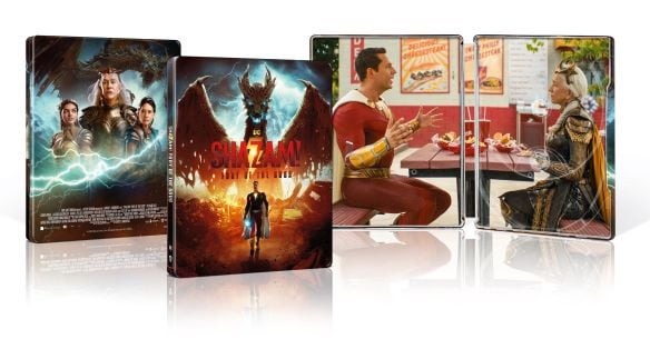 Steelbook exclusivo Best Buy USA de ¡Shazam! La furia de los dioses para Mayo