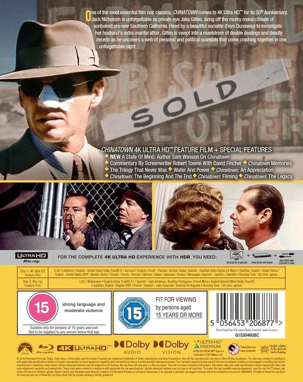 Chinatown con castellano en 4K en UK