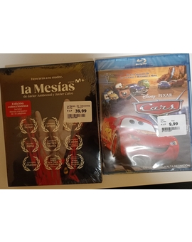 La Mesías y Cars blurays