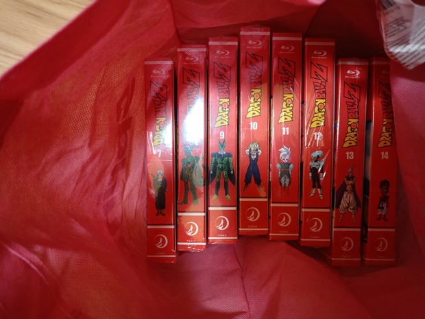 Dragon ball Z blu rays los que me faltaban para terminar la colección de dbz