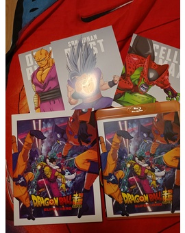 Dragon ball super super hero bluray + postales
