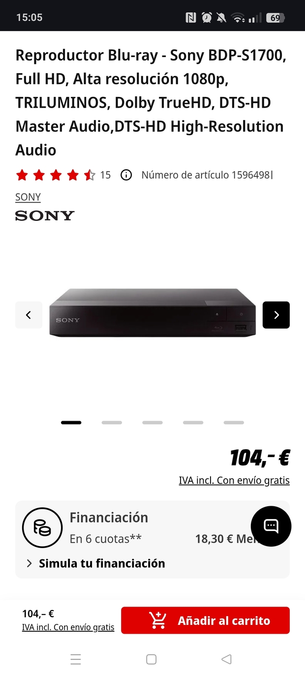 RIP mi reproductor de blu ray LG