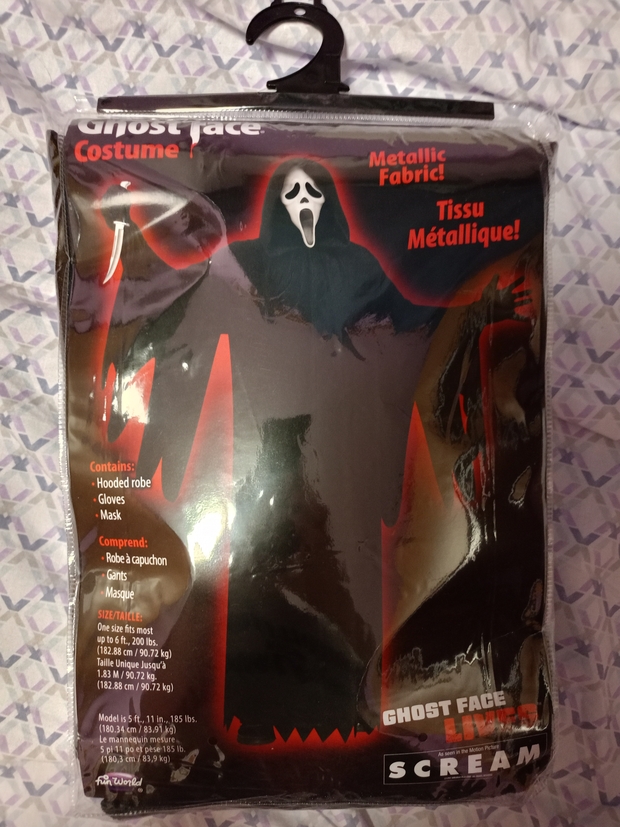 Ghostface 25 aniversario - Scream / Disfraz