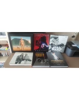 Mi coleccion de libros sobre el universo de Star Wars 1/2