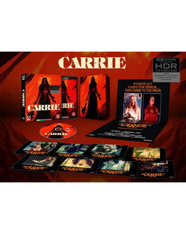 Carrie 4K UHD Limited edition en UK el 22 de enero de 2024 por Arrow