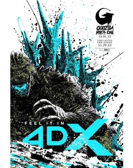 Poster 4DX de Godzilla Minus One