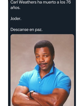 Ha muerto Carl Weathers
