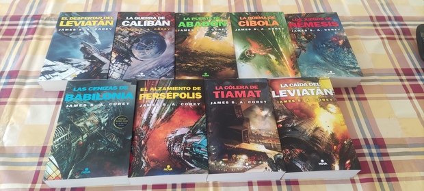 Mi coleccion completa de The Expanse