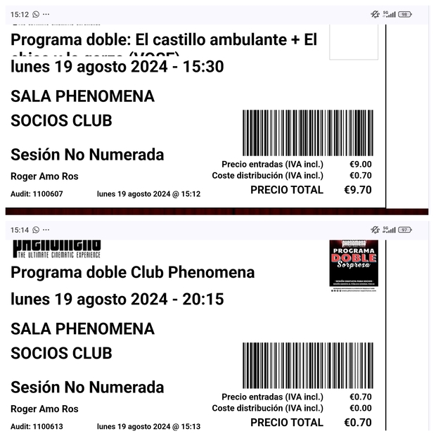 Dos dobles sesiones para pasar toda la tarde