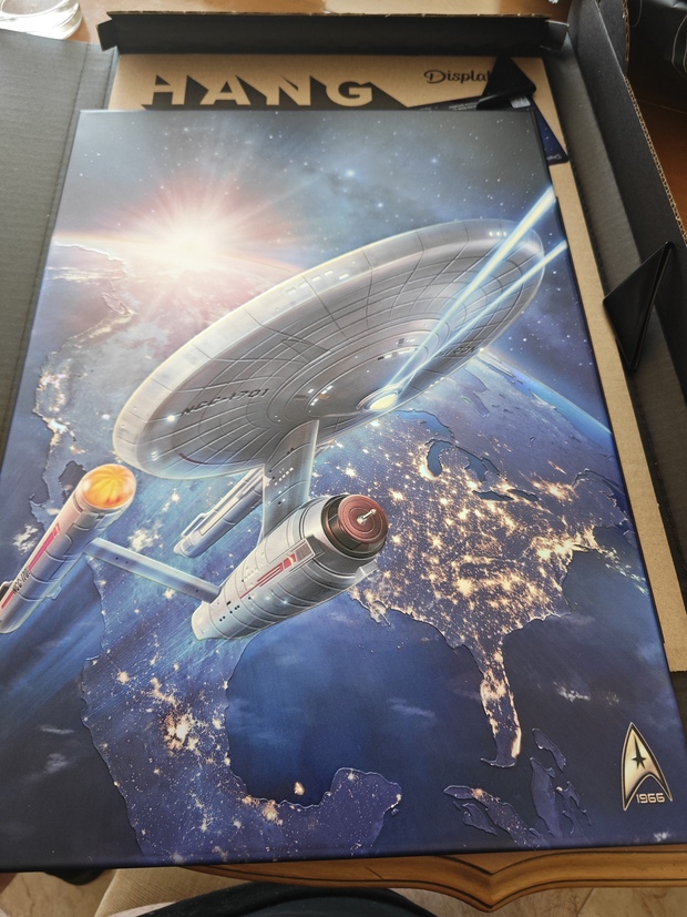 Metal poster de Star Trek